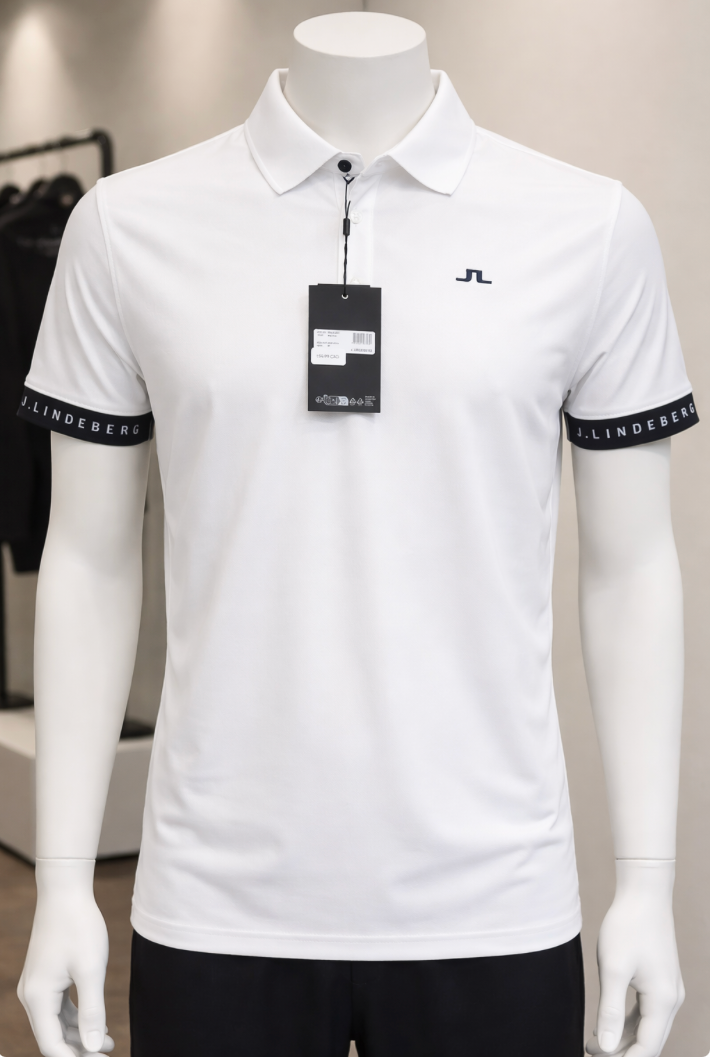 J.Lindeberg Guy Polo – White Medium