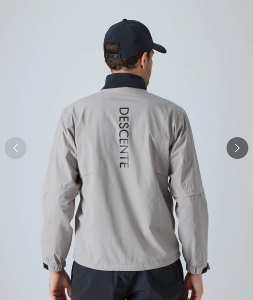 Descente Golf Logo Sleeve Half-Zip