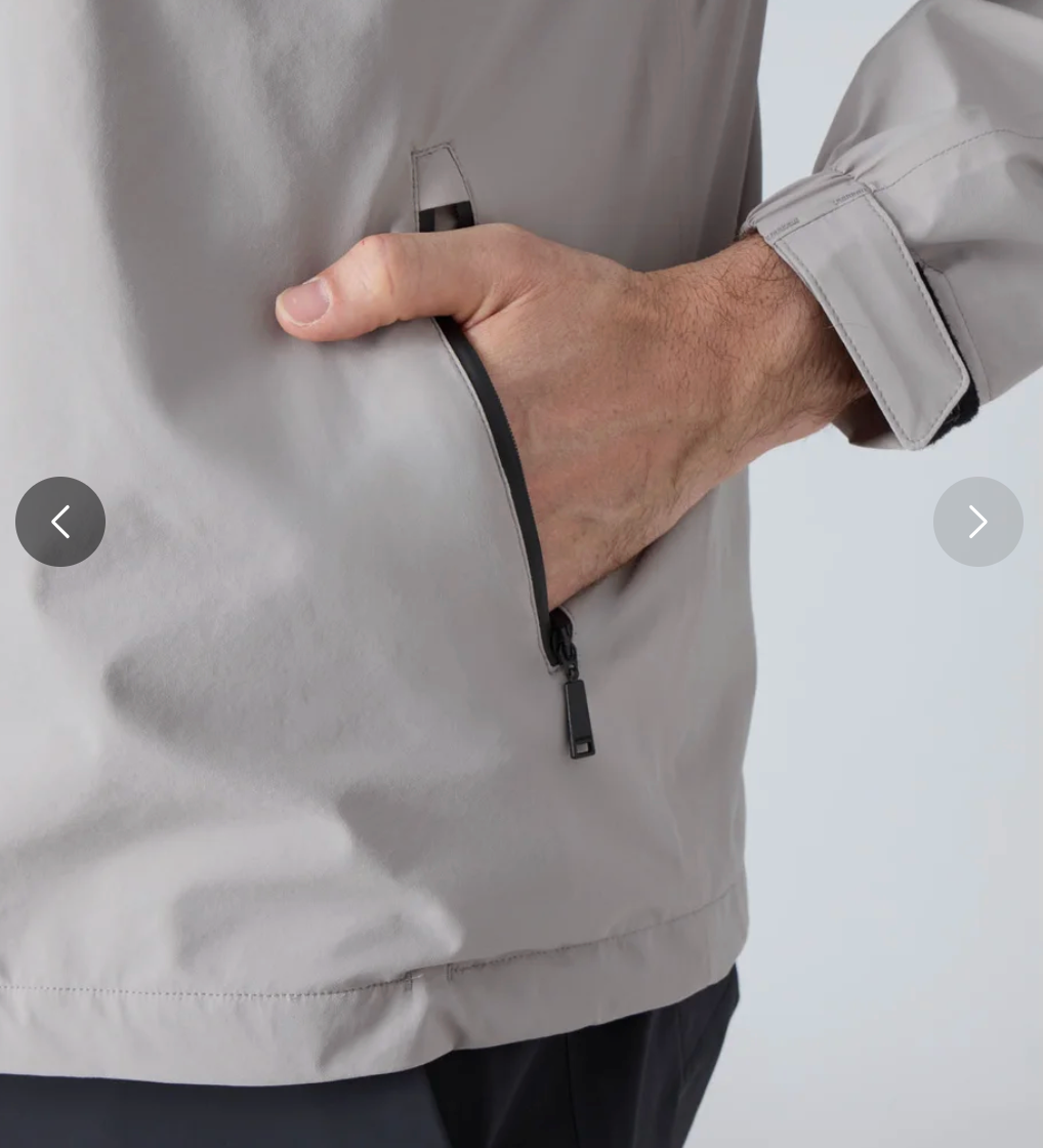 Descente Golf Logo Sleeve Half-Zip
