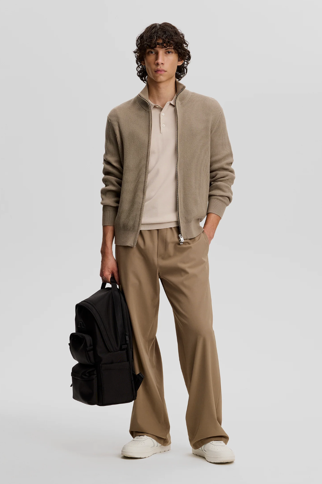 J. Lindeberg Ridge Knitted Polo