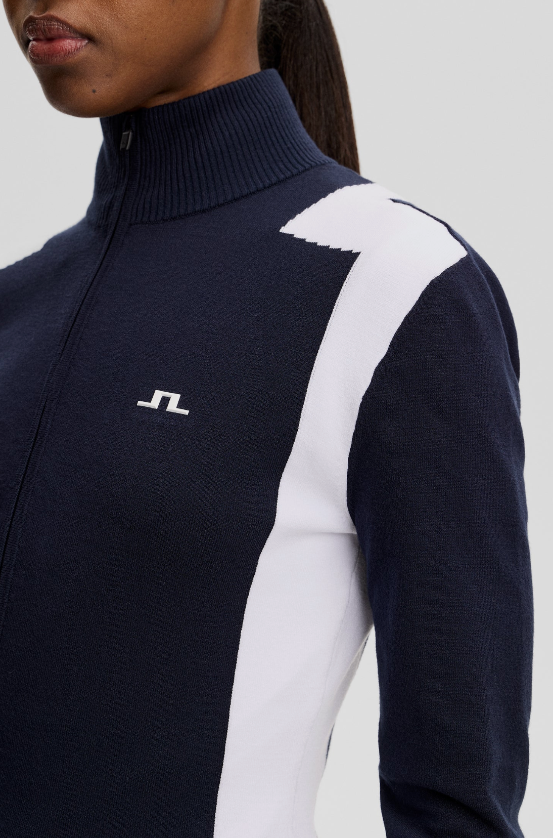 J. Lindeberg Bianca Knitted Zip Sweater