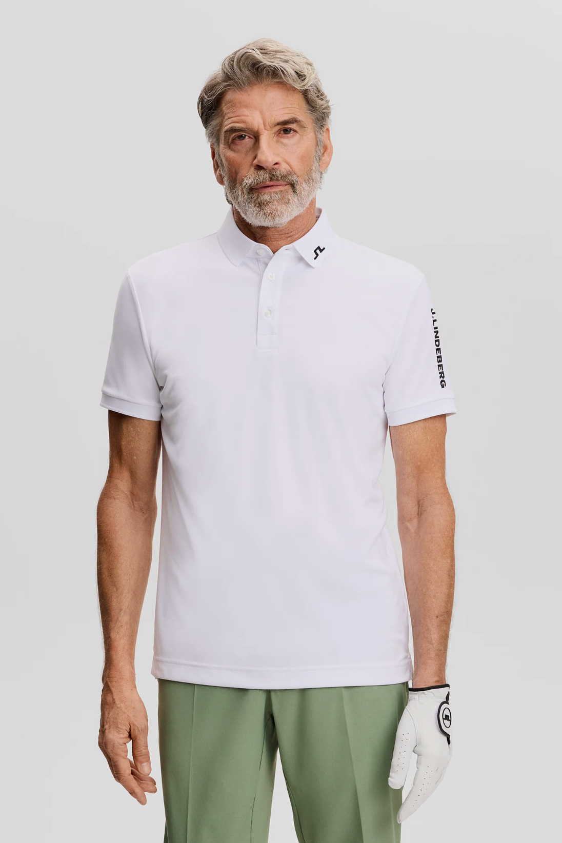 J. Lindeberg Men's Tour Tech Slim Polo