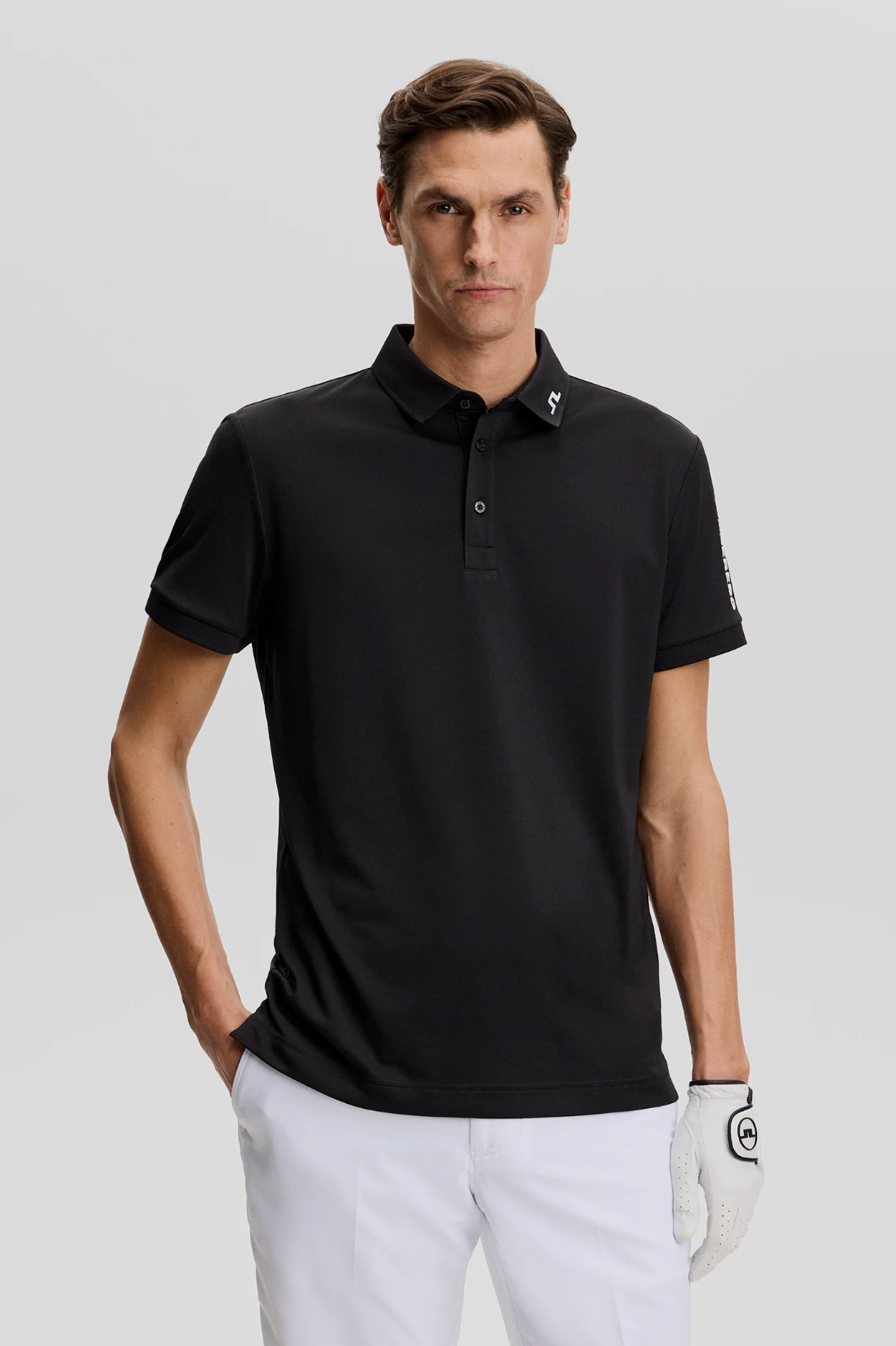 J. Lindeberg Men's Tour Tech Slim Polo