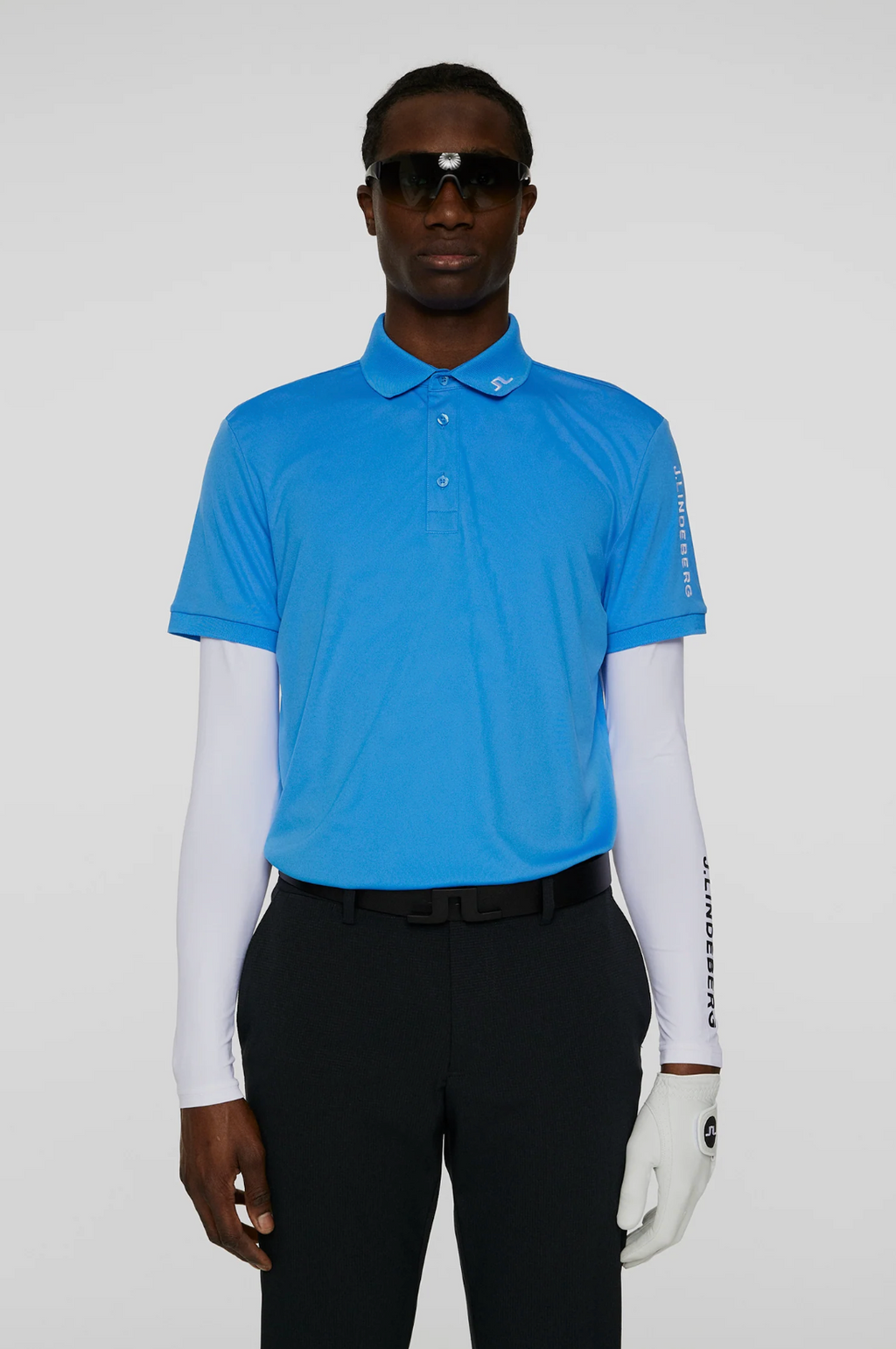 J. Lindeberg Men's Tour Tech Slim Polo