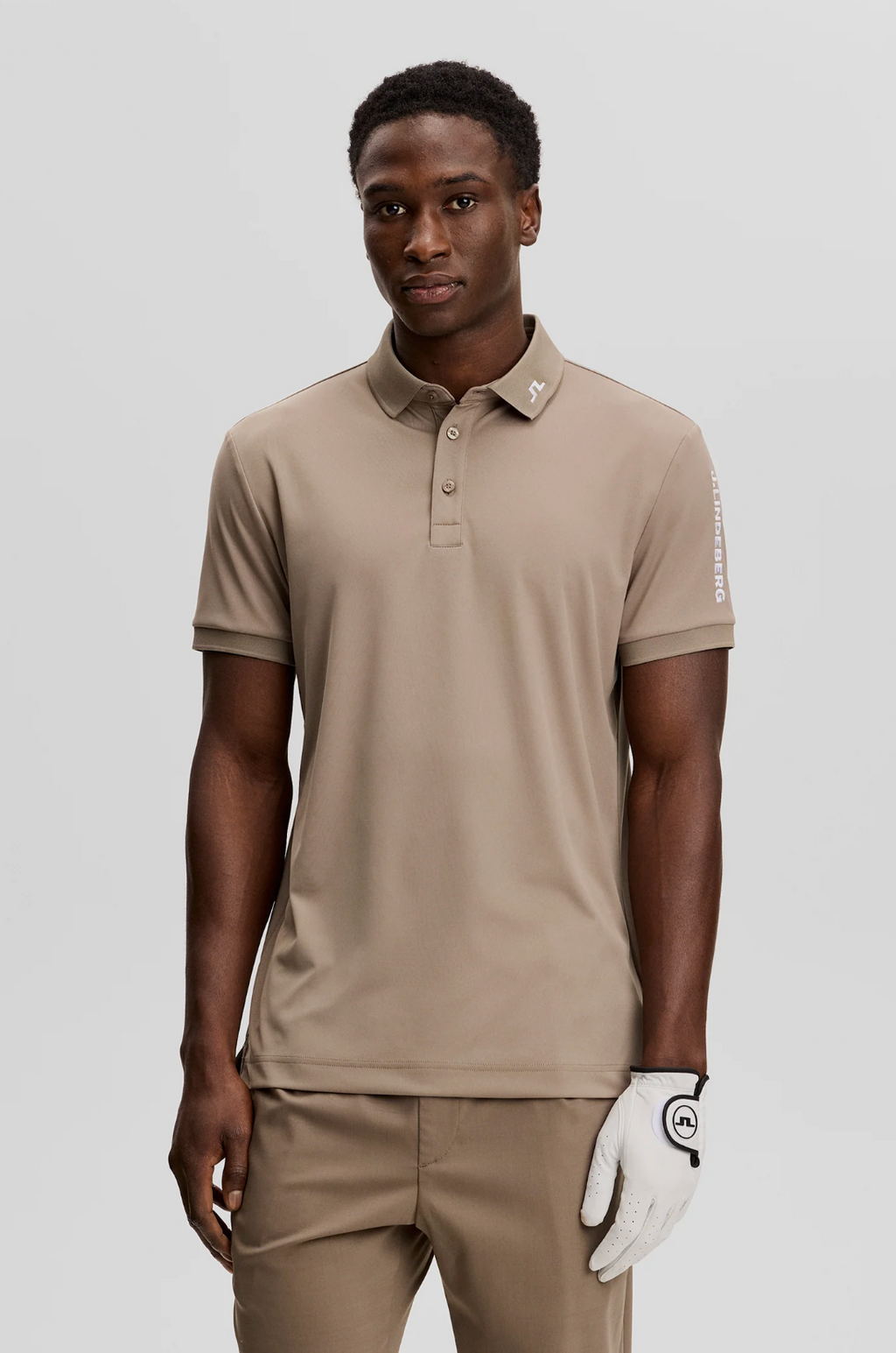 J. Lindeberg Men's Tour Tech Slim Polo
