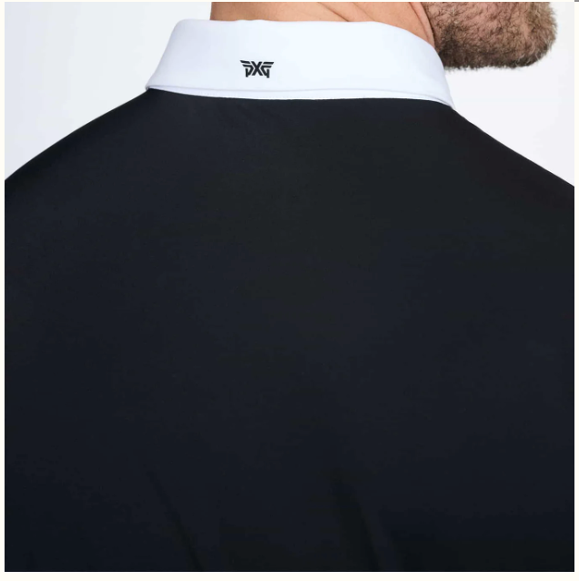 PXG Men's Diagonal Stripe Polo