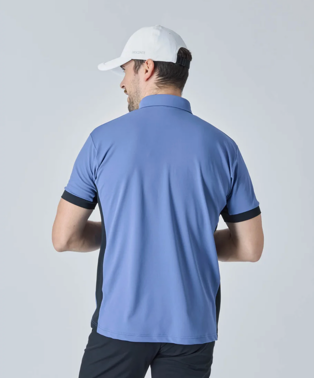 Descente Men's SUNSCREEN pique half-zip shirt