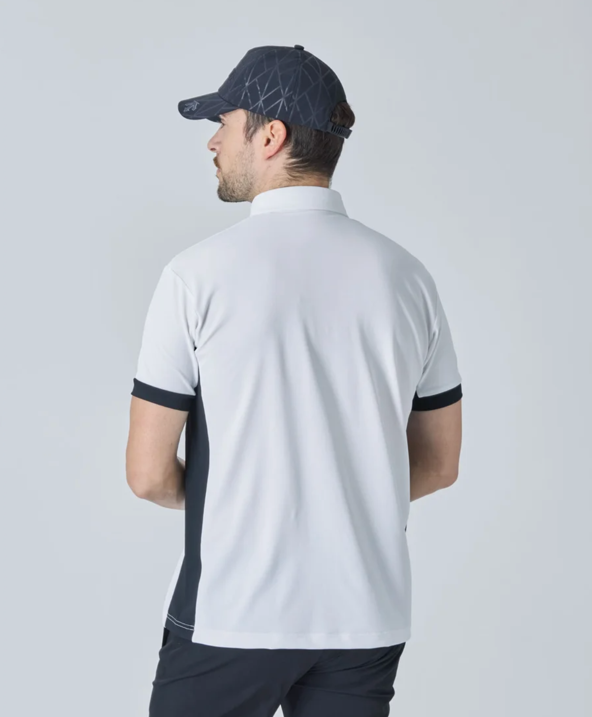 Descente Men's SUNSCREEN pique half-zip shirt