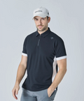 Descente Men's SUNSCREEN pique half-zip shirt