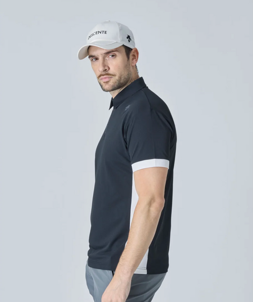Descente Men's SUNSCREEN pique half-zip shirt