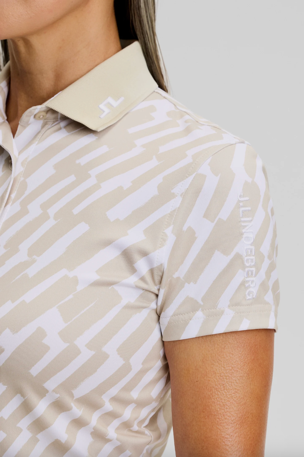 J. Lindeberg Tour Tech Print Polo