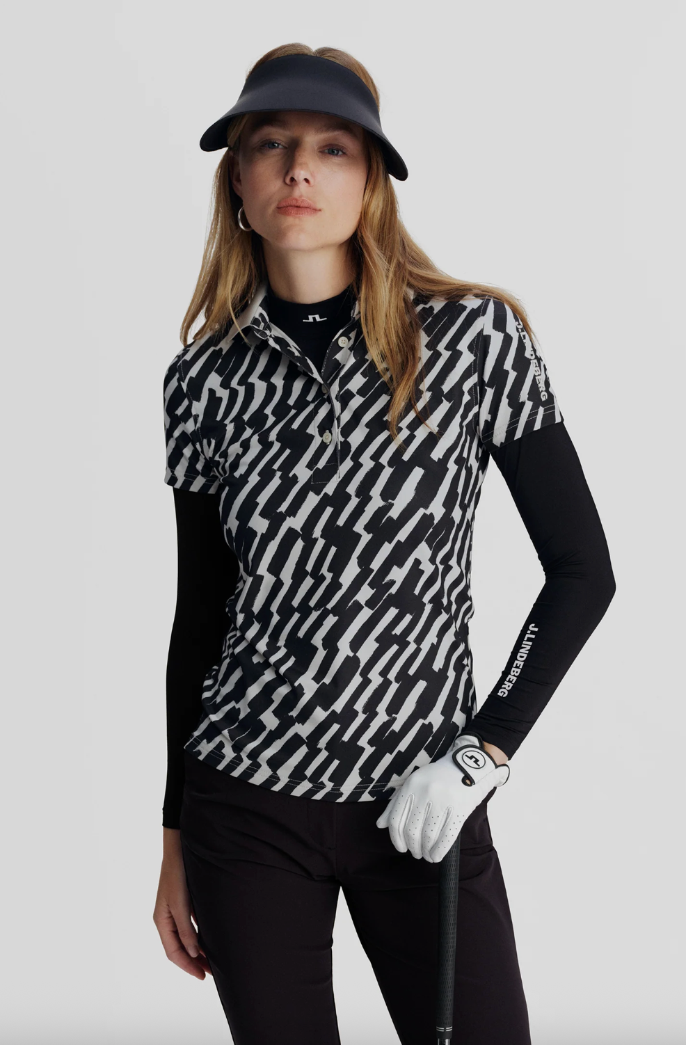 J. Lindeberg Tour Tech Print Polo