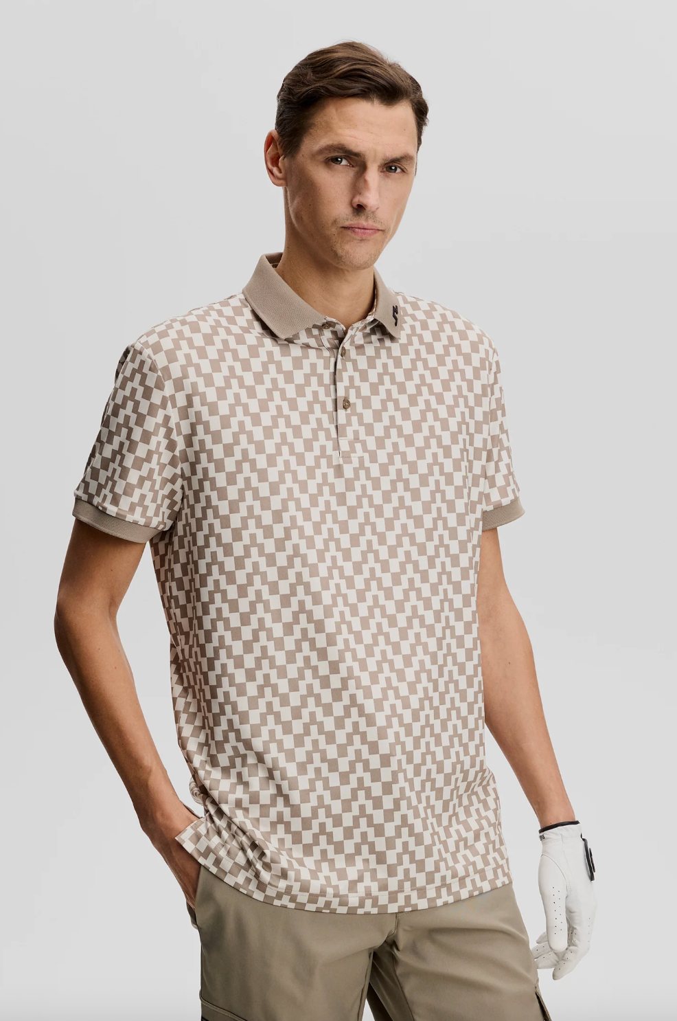 J. Lindeberg Tour Tech Print Polo