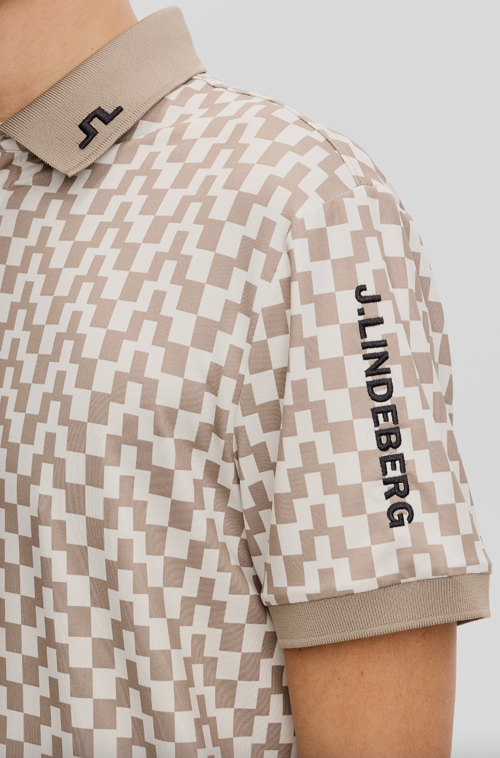 J. Lindeberg Tour Tech Print Polo
