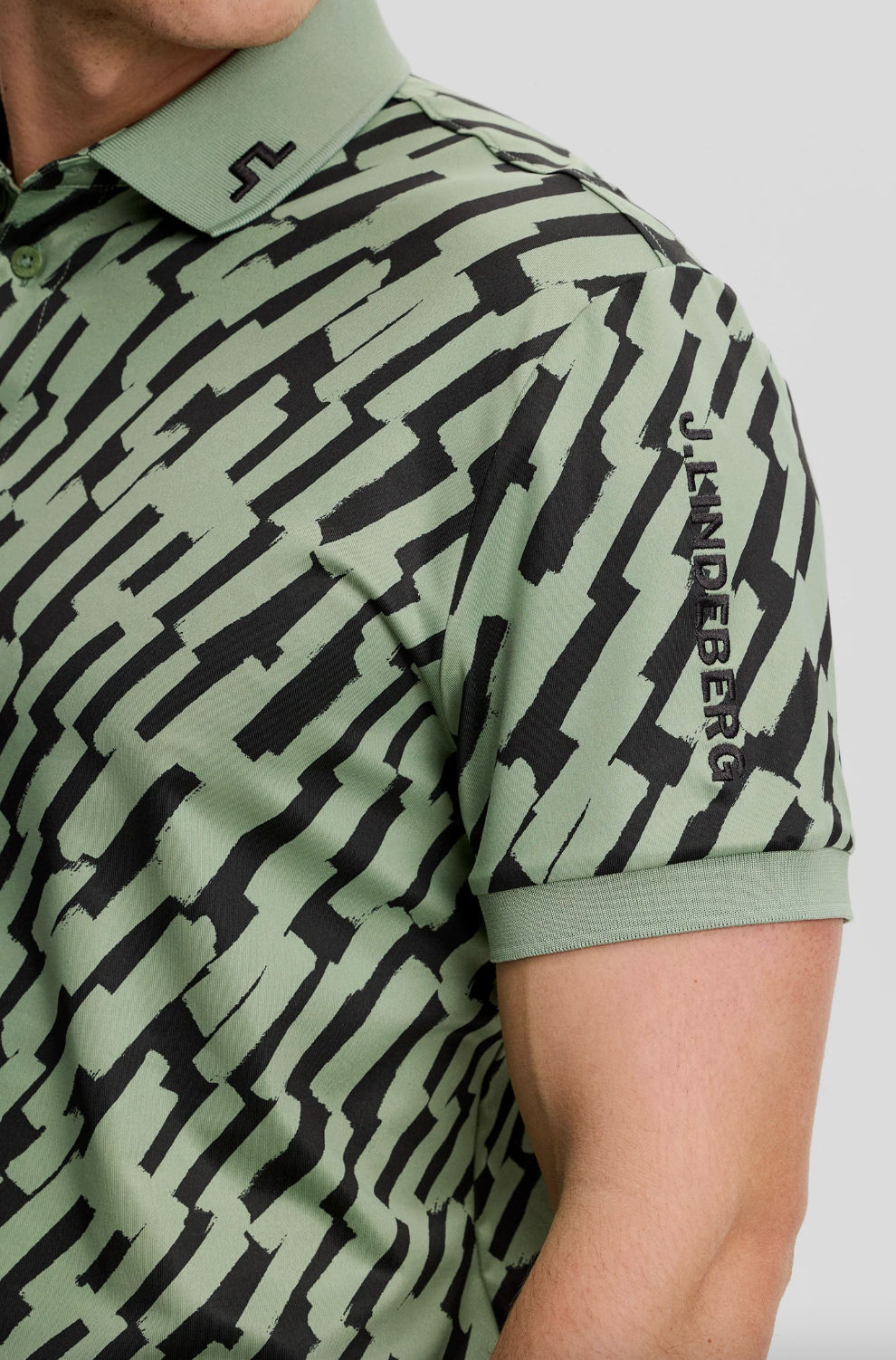 J. Lindeberg Tour Tech Print Polo