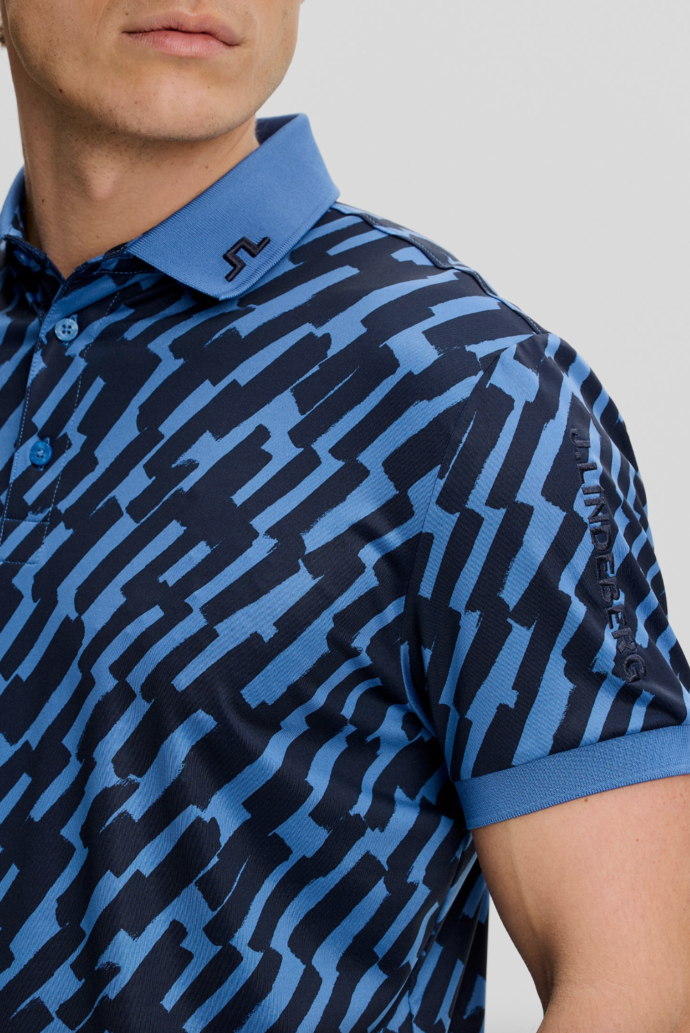 J. Lindeberg Tour Tech Print Polo