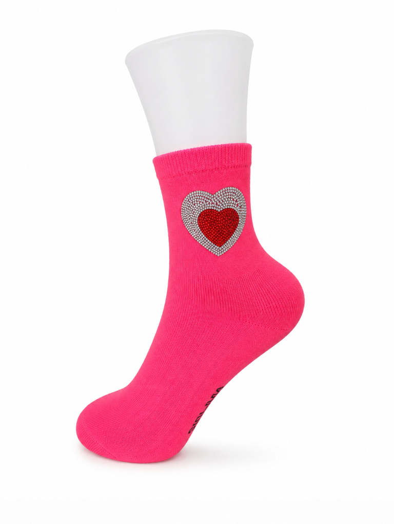 On The Green Golf Sports Socks (Heart)