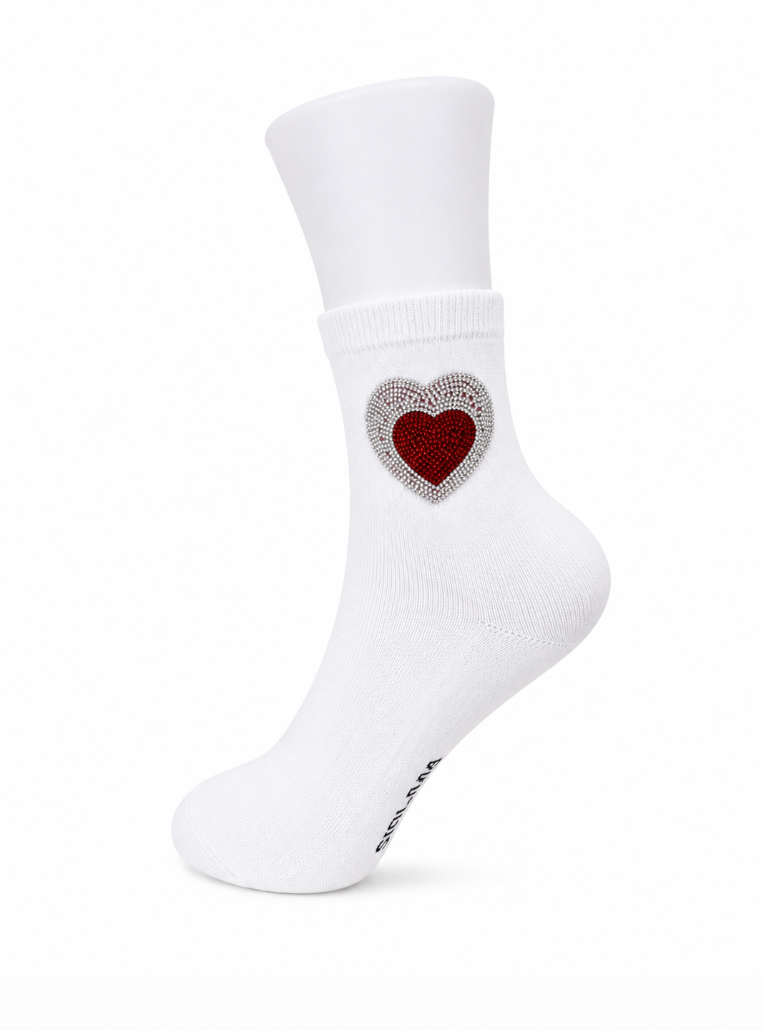 On The Green Golf Sports Socks (Heart)