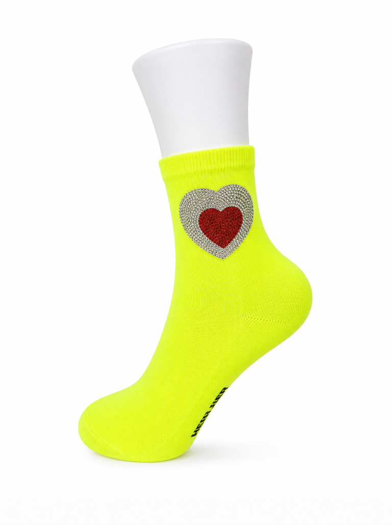 On The Green Golf Sports Socks (Heart)