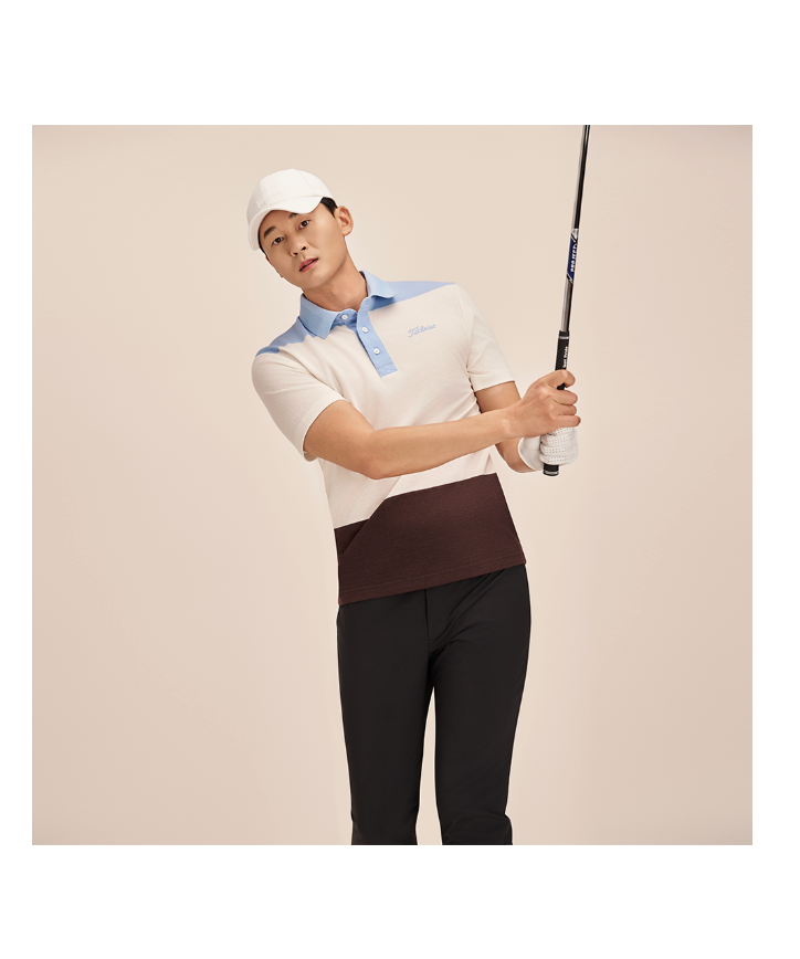 Titleist Play Men COLOR BLOCK POLO SHIRT