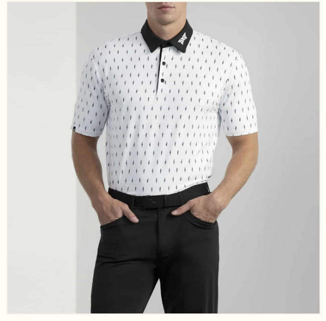 PXG Men's Cactus Print Polo