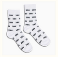PXG Women's All Over Logo Mesh Crew Socks