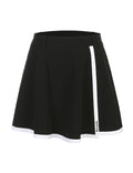 Benjefe Color-Block Culottes - Black 70