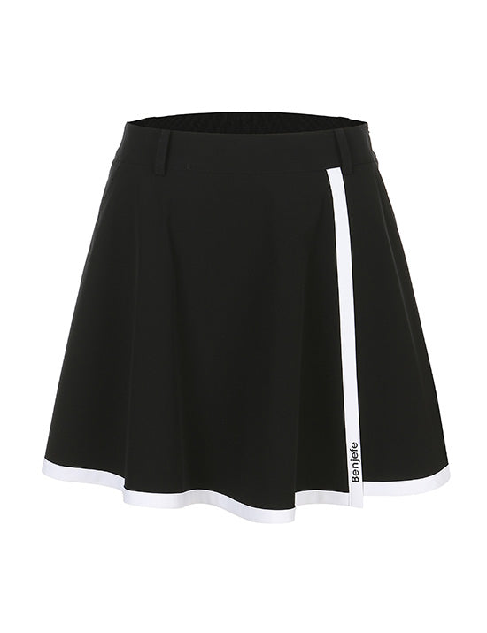 Benjefe Color-Block Culottes - Black 70