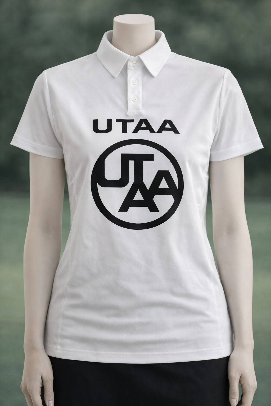 UTAA POLO, Big logo, White