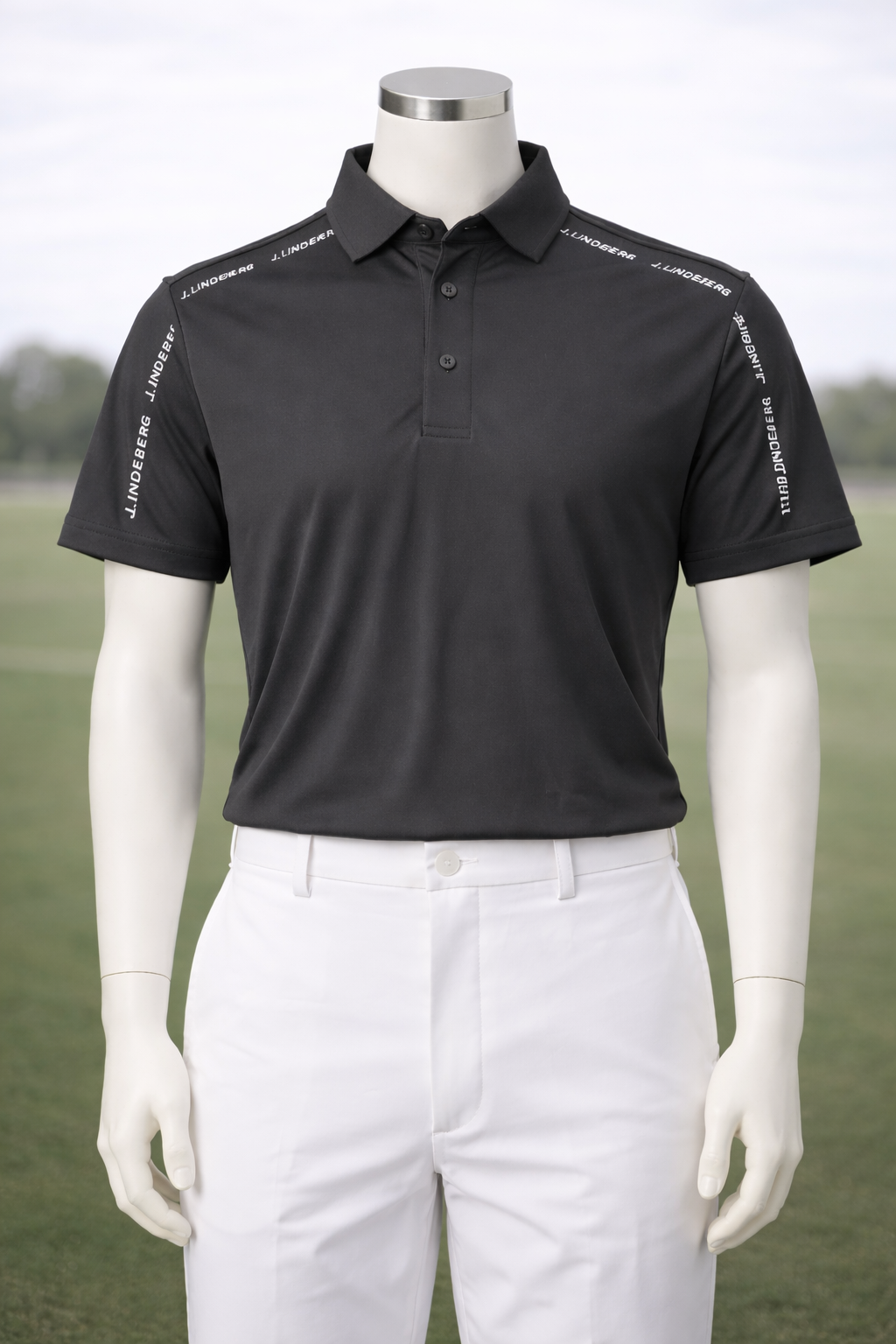 J.Lindeberg Pontus Polo - Navy Medium