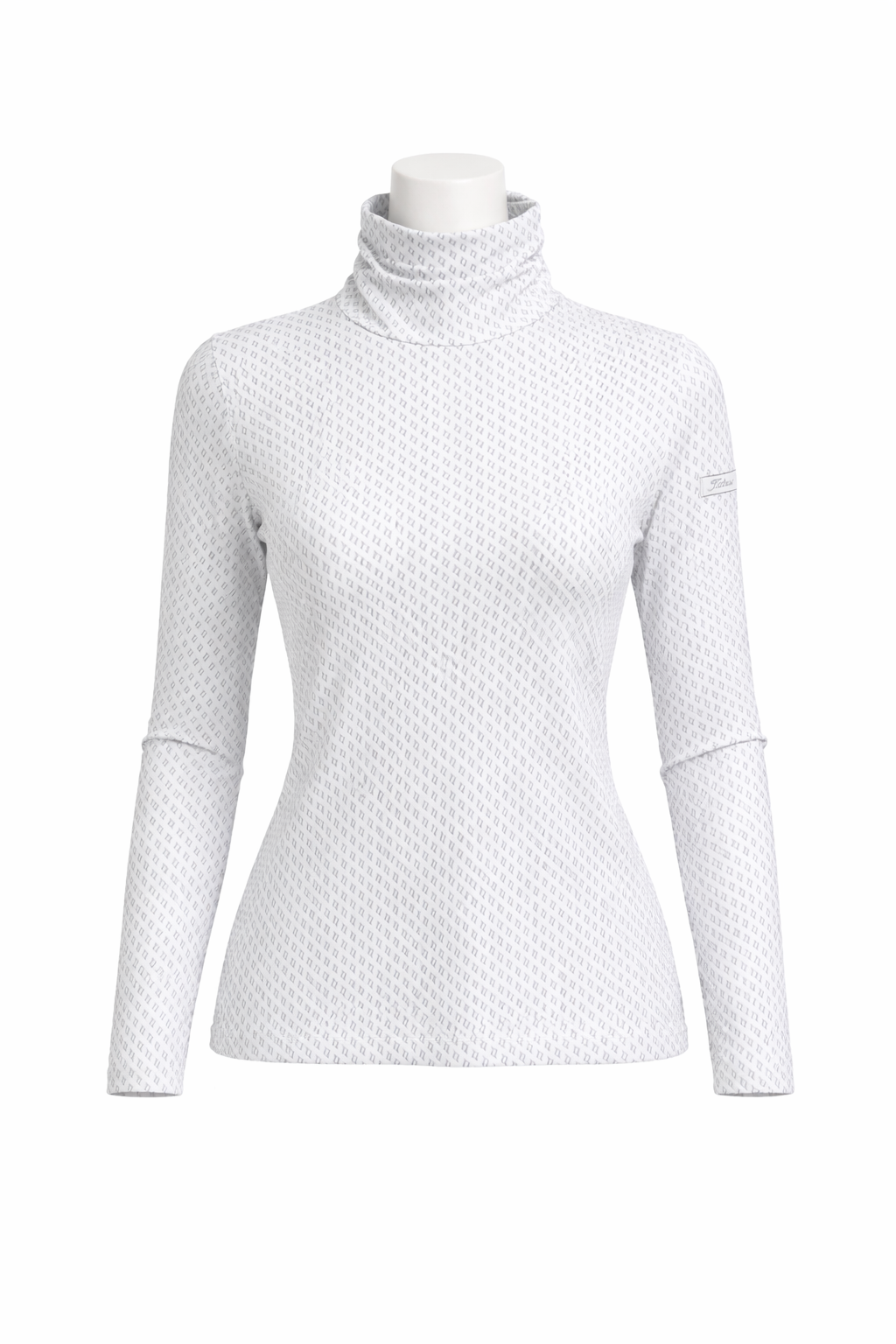 Titleist All-Over Logo Stretch Top - White Small