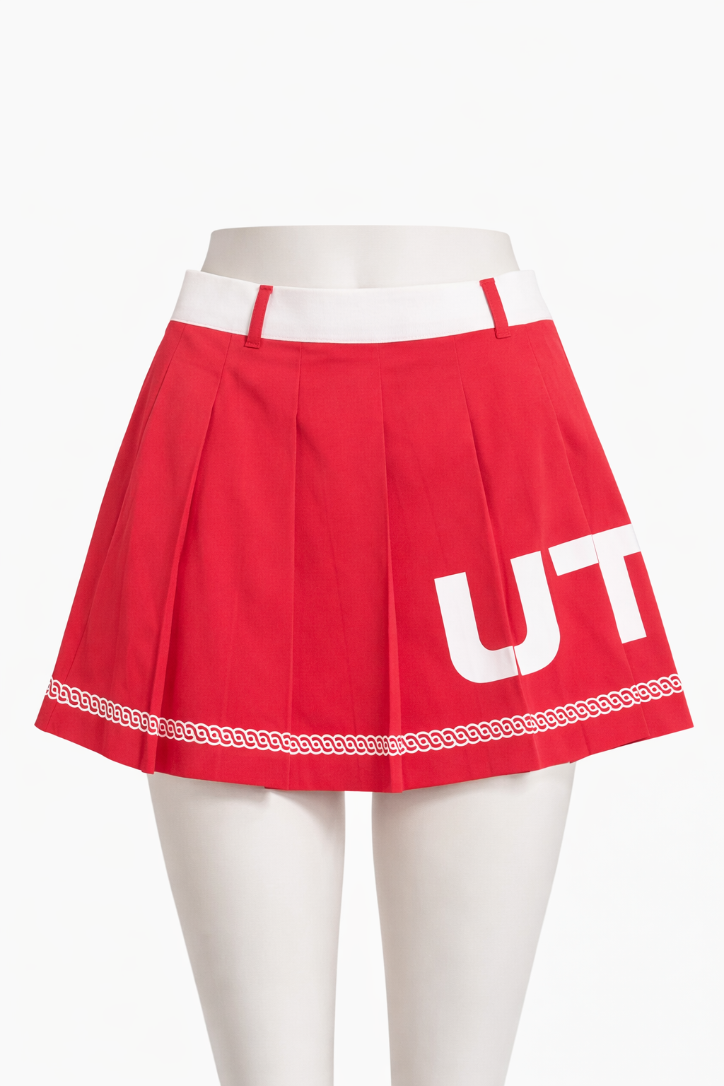UTAA Bold Logo Pleated Skirt - Hot Pink Medium