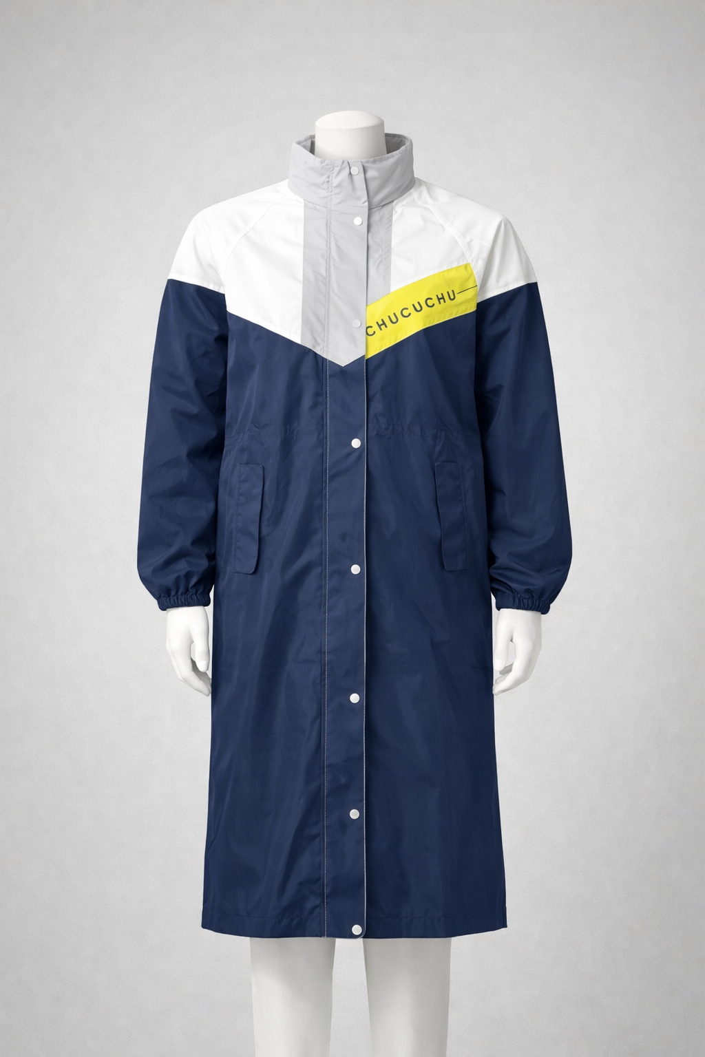 CHUCUCHU RAIN JACKET -Navy Small