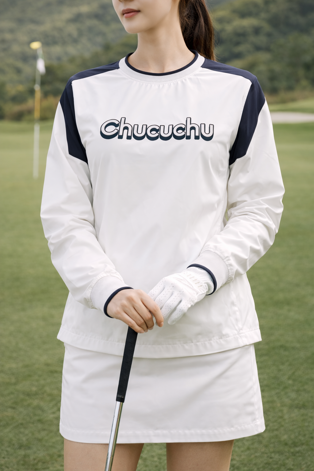 CHUCUCHU PULLOVER WINDBREAKER - White XSmall