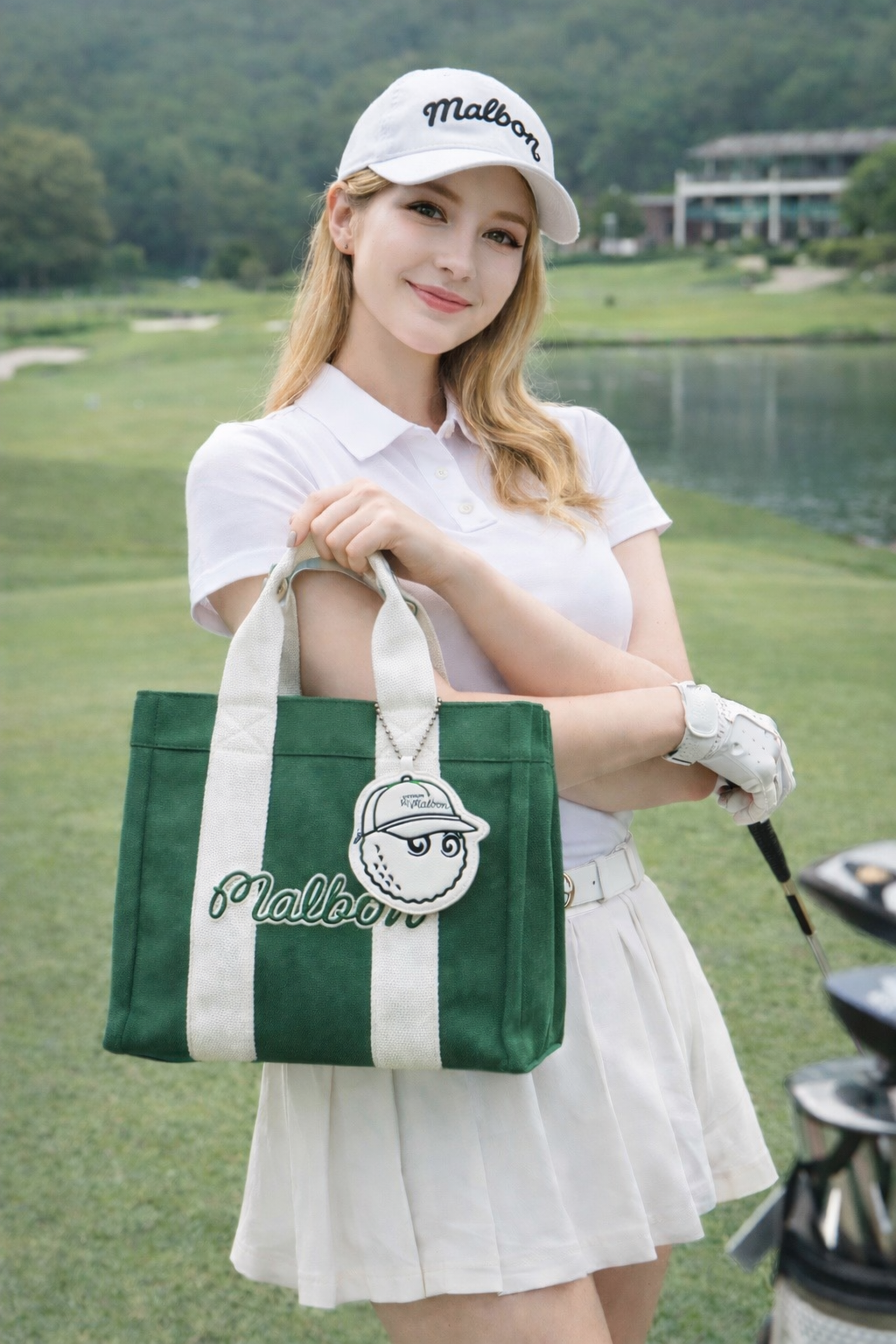 Marbon Bucket Daily Tote Bag - Green