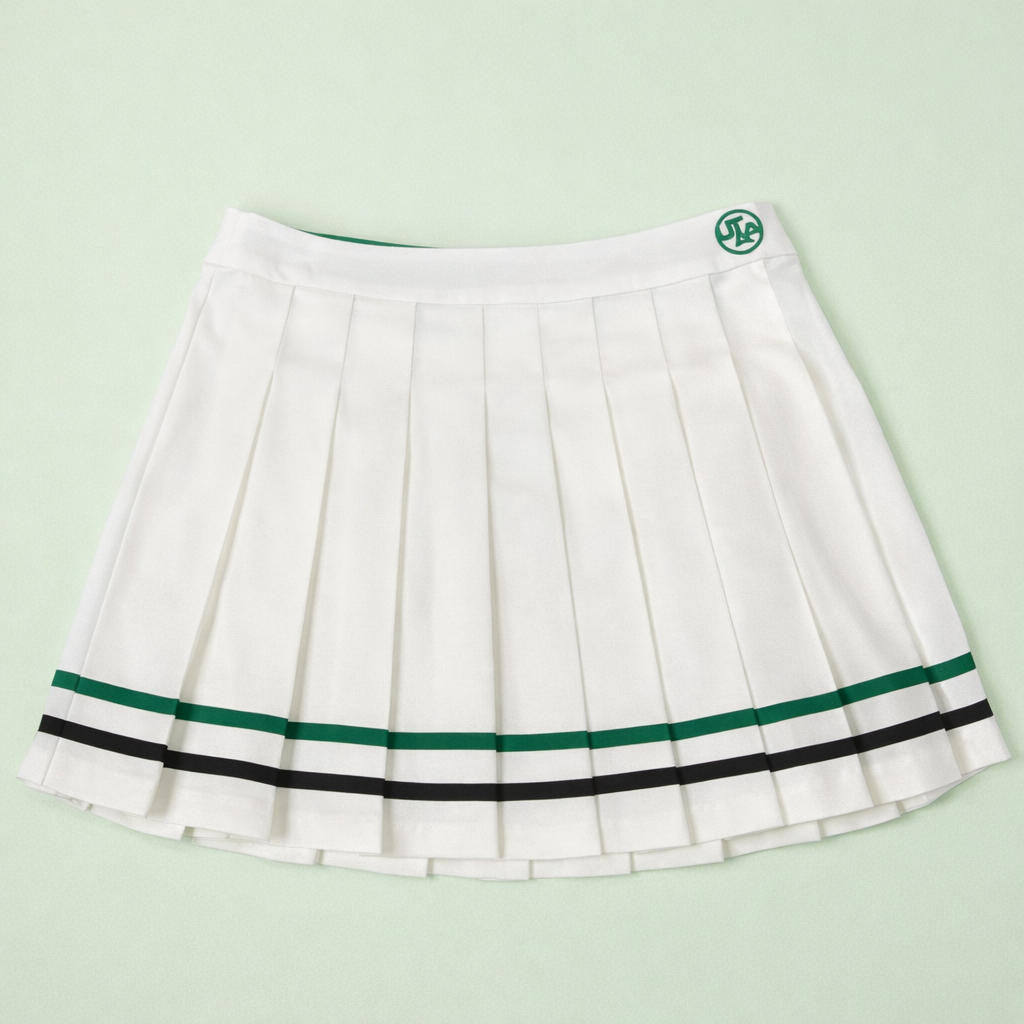 UTAA Putt Knit Flare Skirt - White Small