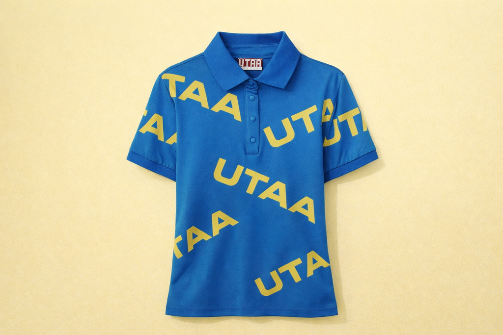 UTAA Logo Wave PK T-Shirts - Blue Small