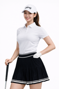 Ping Contrast Knit Skirt - Black 67