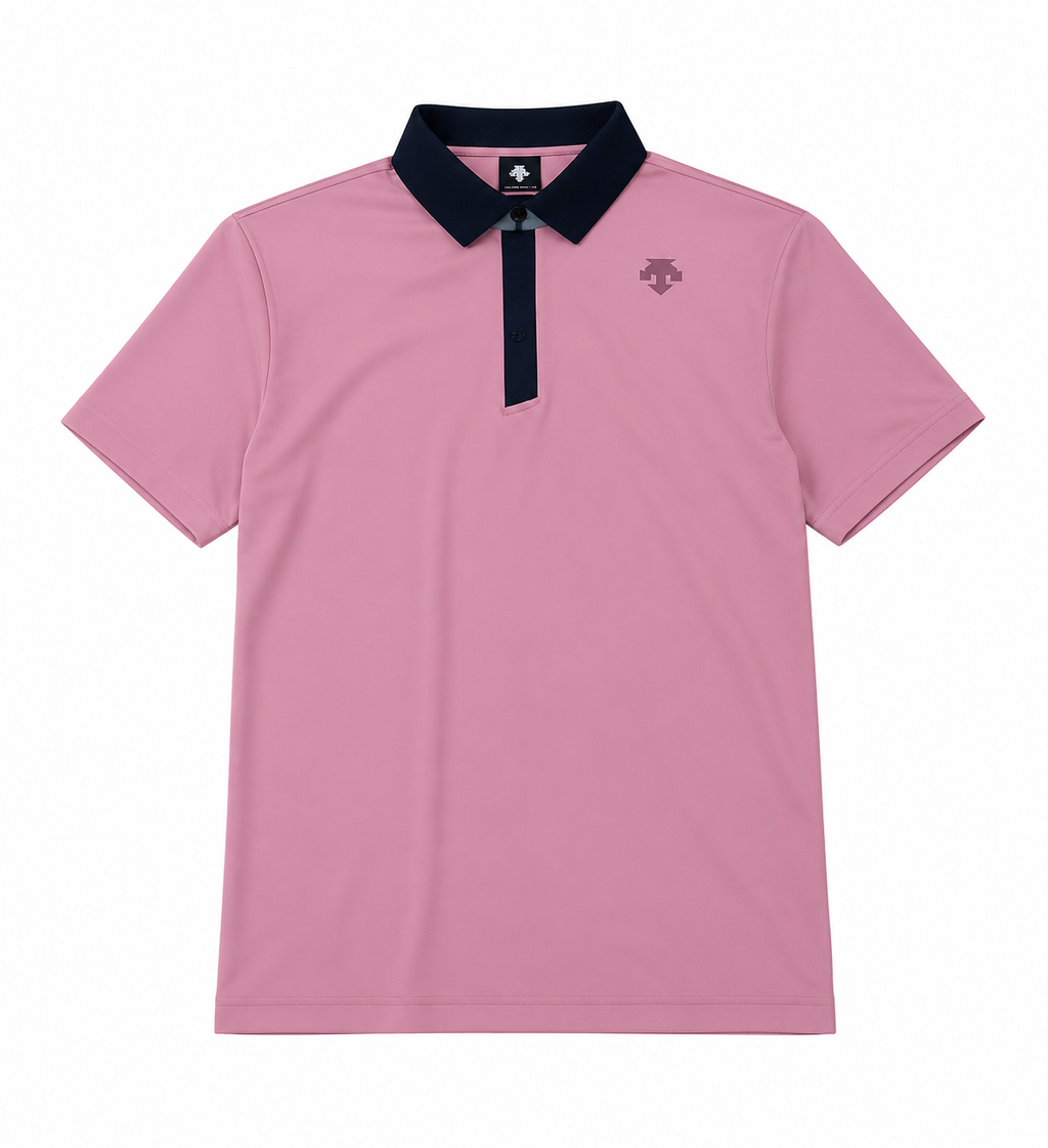Descente Men's Color Block Polo