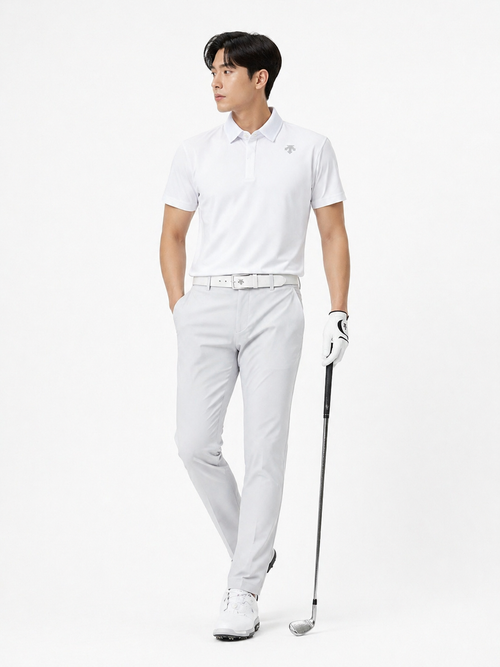 Descente Men's Color Block Polo