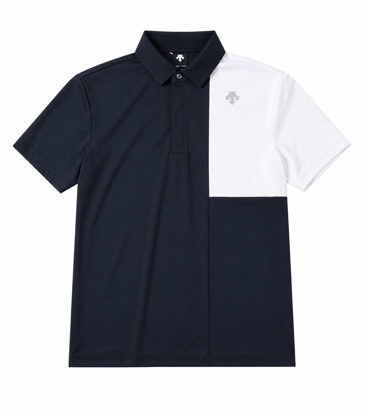Descente Men's Half Color Block Polo Shirt
