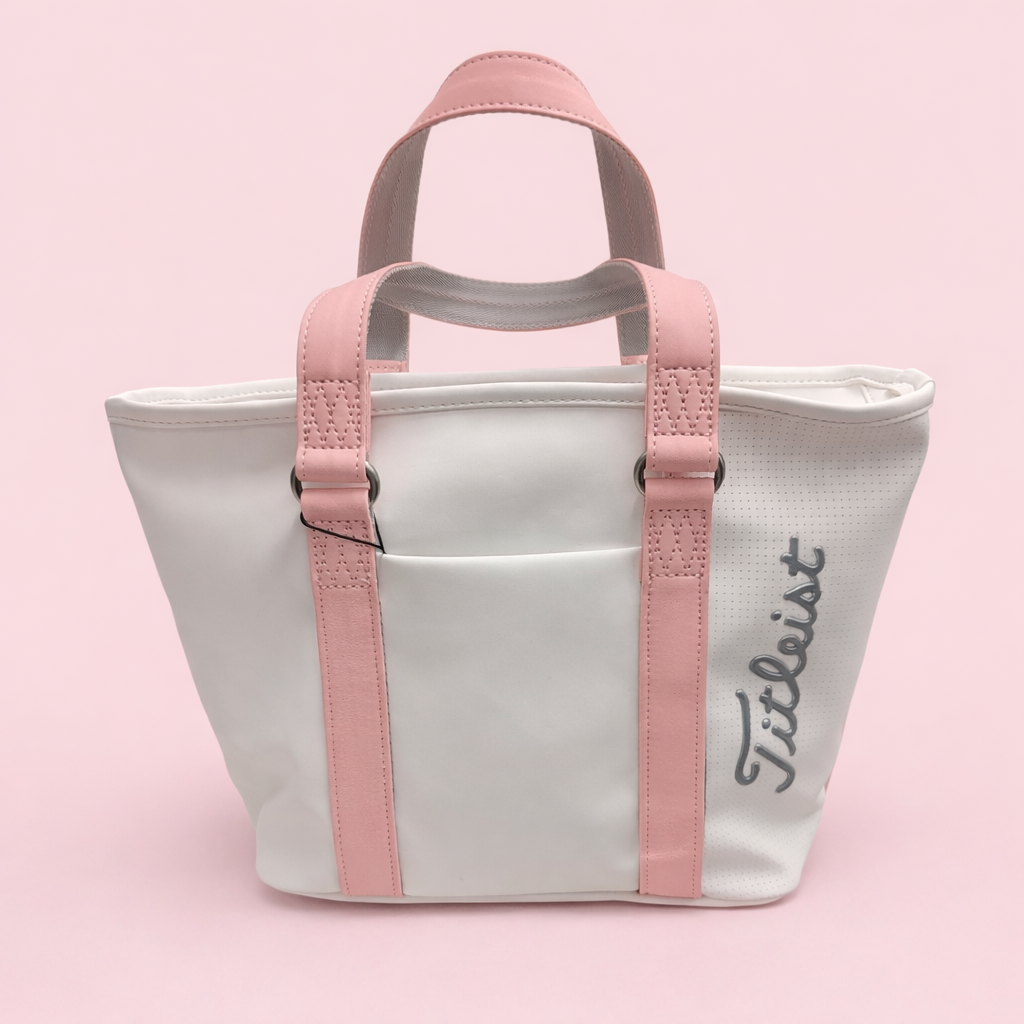 Titleiest Tote Bag - White/Pink