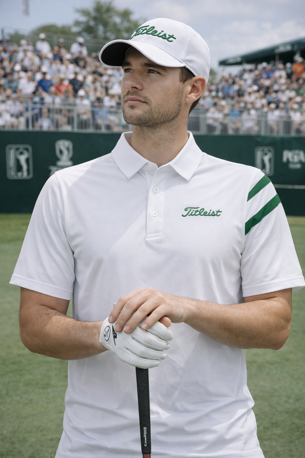 Titleist Premium Tour Polo - Cream Large