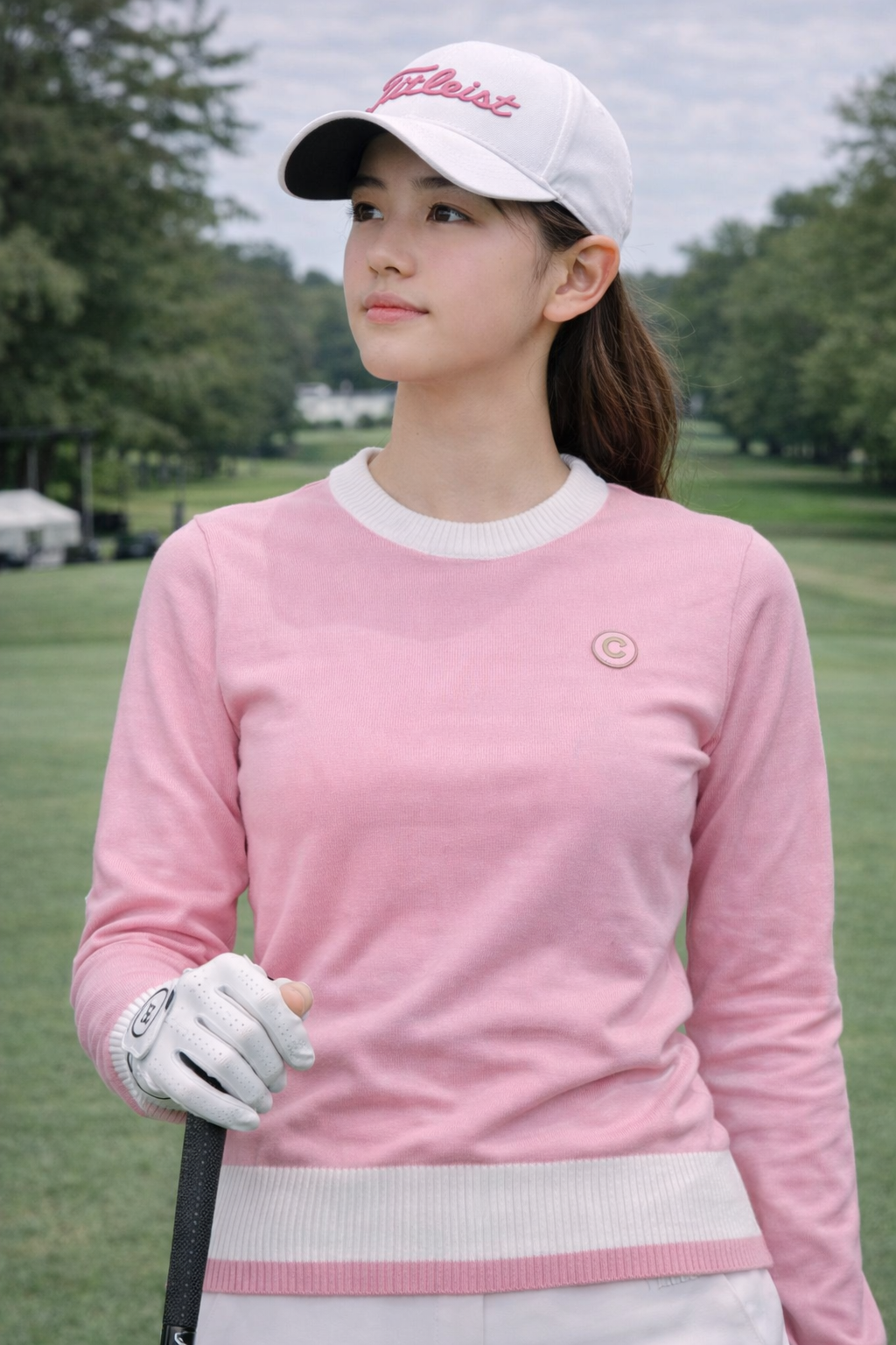 CHUCUCHU Round Knit - Pink Medium