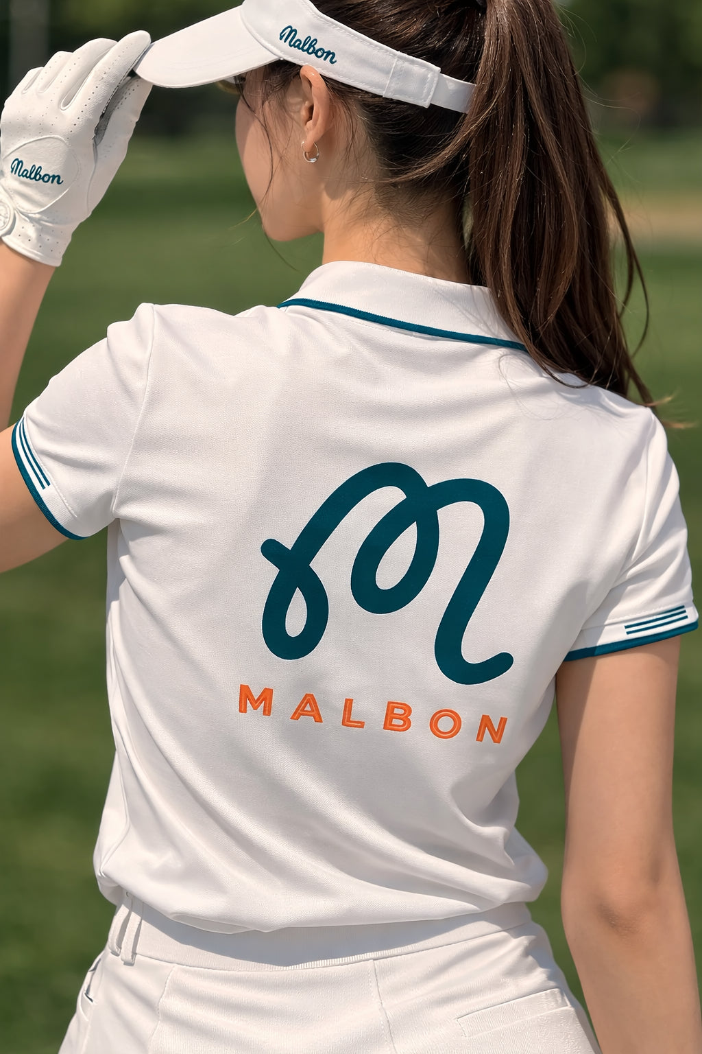 Malbon Basic Pique Polo