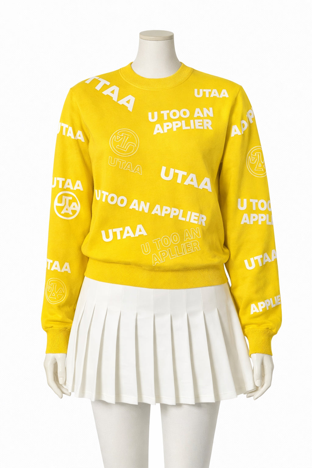 UTAA Spring Logo Knit - Yellow Small